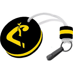 Cressi Floating Keychain Black/Yellow