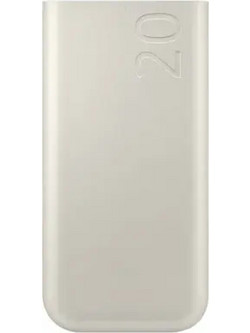 Samsung Power Bank 20000mAh 45W με 3 Θύρες USB-C Beige