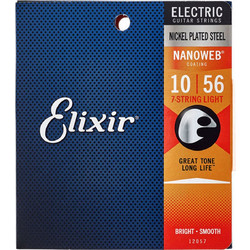Elixir Strings 12057 Σετ 6 Χορδές Ηλεκτρικής Κιθάρας Nickel Plated Steel 10-56" Light Tension