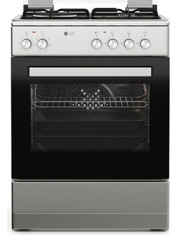 Thermogatz TGS 3521 IX 04.401.098 Κουζίνα Ηλεκτρική 60lt με Εστίες Αερίου & Ρεύματος 60cm