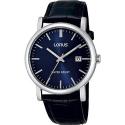 Lorus Ανδρικό Ρολόι με Μαύρο Δερμάτινο Λουράκι RG841CX5