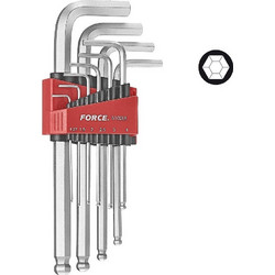 Force Σετ Allen Μακρυά Με Μπίλια 1,27mm-10mm 10Tμχ 5102LB