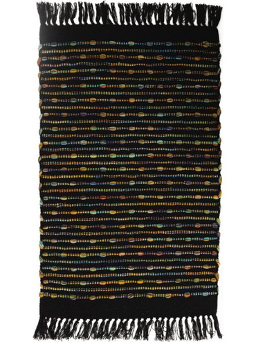 Dimitracas Χαλάκι MALIA Μαύρο 80x50cm 05642.002