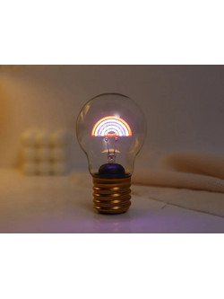 ΛΑΜΠΑ i-TOTAL XL2876 BULB-SHAPED RAINBOW 12cm