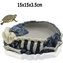 Μπολ φαγητού για χελώνες/ερπετά Μ15xΠ15xY3,5CM