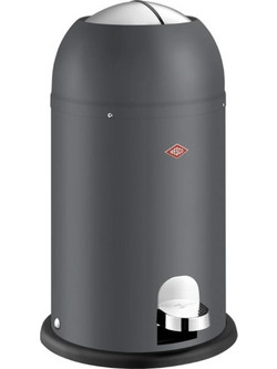 WESCO Kickmaster Junior Trash Can, graphit matt