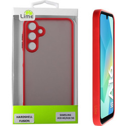 Lime Successories Lime Θηκη Samsung A16 4G A165/A16 5G A166 6.7'' Hardshell Fusion Full Camera Protection Red With Black KEYS