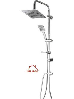 Στήλη Ντουζ Ανοξείδωτη με Μπαταρία 150cm ForHome 69707702 - For Home