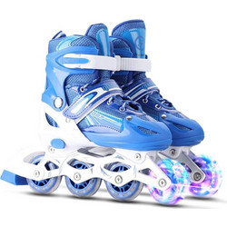 Παιδικά Ρυθμιζόμενα Inline Rollers Μπλε 35-38/38-41 35-38