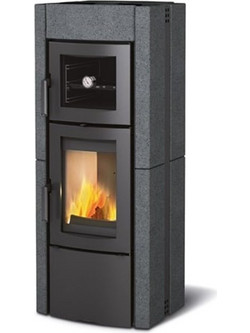 La Nordica Ester Forno Evo Vulcan Stone Μαντεμένια Ξυλόσομπα με Φούρνο 9.5kW
