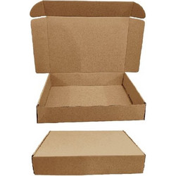 Metron Κουτιά Συσκευασίας Χάρτινα 32x23x6cm Κραφτ 100 τεμ