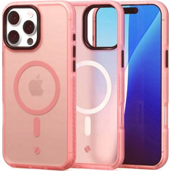 Θήκη iPhone 16 Pro Max Spacecase Hybrid Fusion Mag Ημιδιάφανη Σκληρή με MagSafe - Pink (5905719112509)