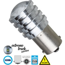 Globostar 1156-BA15S-P21W LED CREE 12V 7W 1τμχ