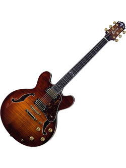 Crafter SEG-480/VTG Ηλεκτρική Κιθάρα Hollow με HH Μαγνήτες και Ταστιέρα Rosewood