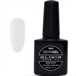 Elixir Semigel 800 Base Coat Ημιμόνιμο Βερνίκι Νυχιών 8ml
