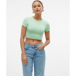 Γυναικεία μπλούζα crop SNMARYON SS O-NECK TOP JRS 10328920