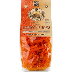 Ζυμαρικά Fussili από Κόκκινες Φακές 250g-Morelli