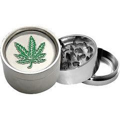 Buddies Leaf Μεταλλικός 50mm 3 Θέσεων Τρίφτης Καπνού Μέταλλο