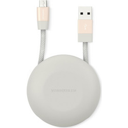 Vonmahlen Premium Cable USB-A to microUSB The Luxury Cable Καλώδιο δεδομένων - Rose Gold