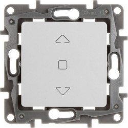 Legrand Niloe Μπουτόν Ρολών 3 Θέσεων Λευκός (764512) (NP2611WH)