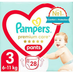 Pampers Premium Care Πάνες No3 6-11kg 28τμχ