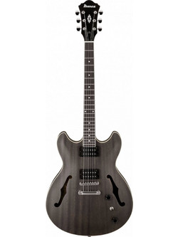 Ibanez AS53 Ηλεκτρική Κιθάρα Hollow με HH Μαγνήτες και Ταστιέρα Walnut Transparent Black Flat