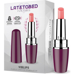 LateToBed Viblips Κλειτοριδικός Δονητής 9.5cm Μωβ