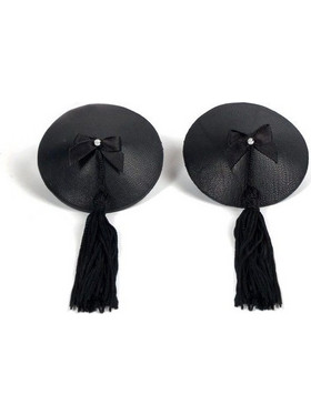 BIJOUX - BURLESQUE BLACK NIPPLE COVERS