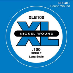 D'Addario XLB100 100 Χορδή Ηλεκτρικού Μπάσου Nickel Plated Steel 100" Light Tension
