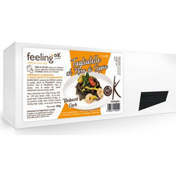 Ζυμαρικά Ταλιατέλες με μελάνι σουπιάς FeelingOk 500g - FeelingOk