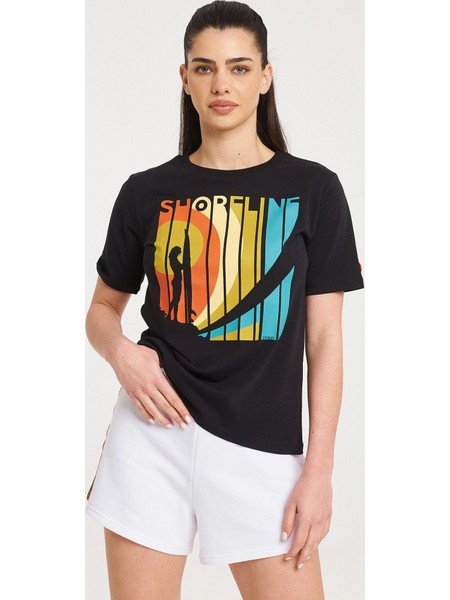 Zero Level Mei Γυναικείο T-shirt Μαύρο (003-100125BK)