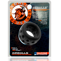 Oxballs Airballs Air-Lite Ball Stretcher Ελαστικό Δαχτυλίδι Όρχεων Σιλικόνης Μαύρο