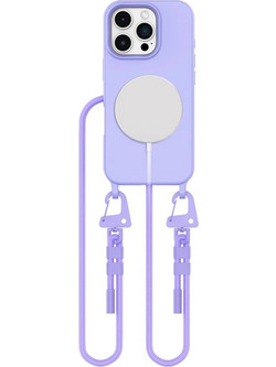 Tech-Protect MagNecklace MagSafe Case with Lanyard for iPhone 16 Pro Max - Purple