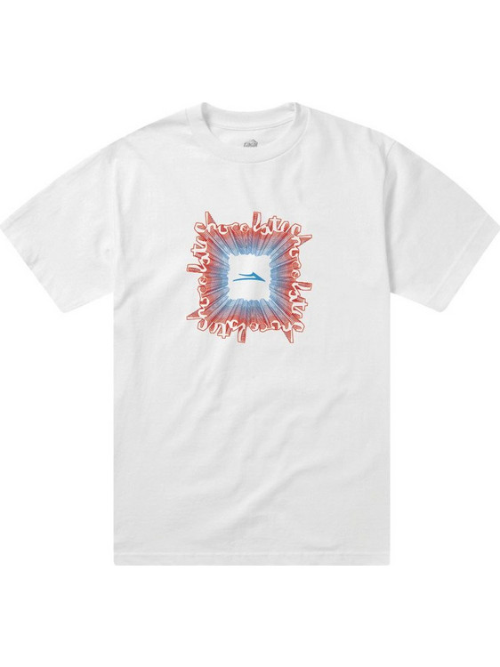 LAKAI X CHOCOLATE VORTEX T-SHIRT WHITE
