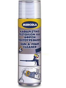 MERCOLA GUN & FOAM CLEANER ΚΑΘΑΡΙΣΤΙΚΟ ΑΦΡΟΥ ΠΟΛΥΟΥΡΕΘΑΝΗΣ ΣΠΡΕΙ 500 ml
