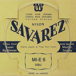 Savarez 526J Xορδή Χορδή Κλασικής Κιθάρας E Nylon Hard Tension