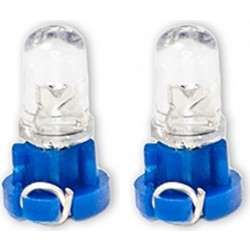 ΛΑΜΠΑΚΙΑ LED T3 12V LED 6.000K ΜΠΛΕ ΦΩΣ 8mm DGA - 2ΤΕΜ