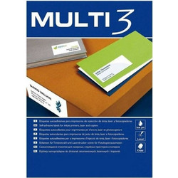 Ετικέτες για Εκτυπωτή MULTI 3 CD/DVD O 117 mm Λευκό 100 Φύλλα