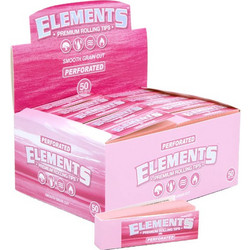 Elements Tips Perforated Τζιβάνα - Ροζ Σπαστή 50τεμ