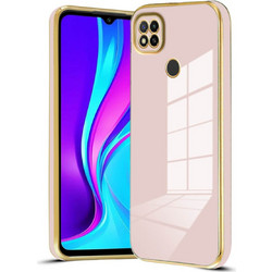 Bodycell Gold Plated Θήκη Σιλικόνης Pink (Xiaomi Redmi 10A / Redmi 9C)