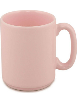 Κούπες (Σετ 6Τμχ) 710KTP1763 8x8x10cm 300ml Pink Hermia Πηλός