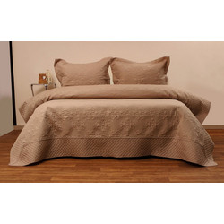 Σετ Κουβερτώριο Ημίδιπλο 160x240 Olivia Choco - Anna Riska