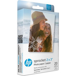 HP Zink Sprocket 2X3 Premium 20 Sheets Φωτογραφικό Χαρτί