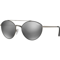 Vogue VO4023S 352/6G Γυναικεία Γυαλιά Ηλίου Aviator Μεταλλικά Μαύρα με Μαύρο Φακό
