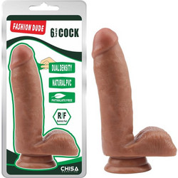 Chisa Novelties Fashion Dude 6.7" Latin Ρεαλιστικό Dildo με Βεντούζα & Όρχεις 17cm Latin
