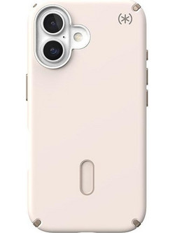 Speck Iphone 16 Case (150688-3214) Presidio Pro + Clicklock (Bleached BONE/Heirloom GOLD)