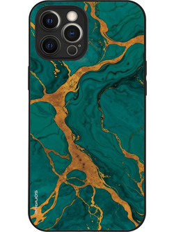 Sonique Marble Series Θήκη iPhone 12 Pro Max Πράσινο