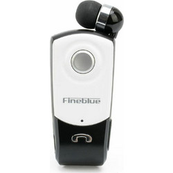 Fineblue F960 Ακουστικό Bluetooth In Ear Πέτου White / Black