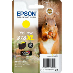 Epson 378XL Yellow Μελάνι Εκτυπωτή Inkjet C13T379440