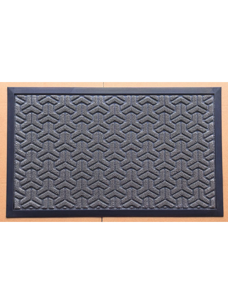 Πατάκι εξώπορτας ανάγλυφο Σχ.1043 45Χ75cm 100% polypropylene Beige